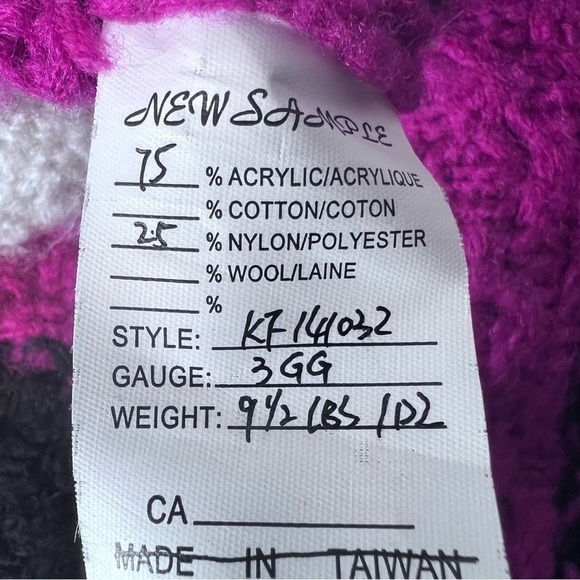 Kersh Striped Knit Cropped Sweater Size XXL - Picture 8 of 9